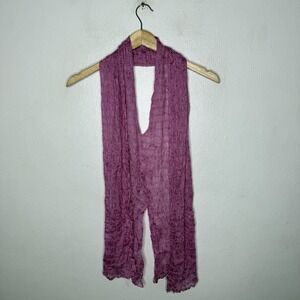 New Collection XIIX Pink Scarf Shoulder Wrap Lightweight Women's One Size